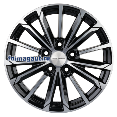  Khomen Wheels 6,5x16 5/114,3/45/67,1 Khomen Wheels KHW 1611 BLACK FP . . (WHS498624) ()