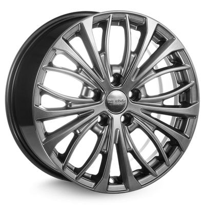 Диски КиК 7,5x17 5/114,3/52,5/67,1 КиК KC873 (OPTIMA) ДАРК ПЛАТИНУМ лит. арт. (74846) (фото)