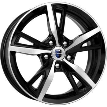 Диски КиК 6,5x16 5/114,3/45/60,1 КиК KC690 (ФИШТ) АЛМАЗ ЧЕРНЫЙ лит. арт. (r66048) (фото)