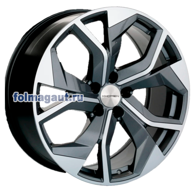  Khomen Wheels 8,5x20 5/112/33/66,6 Khomen Wheels KHW2006 (AUDI/VW) GRAY FP . . (WHS504946) ()