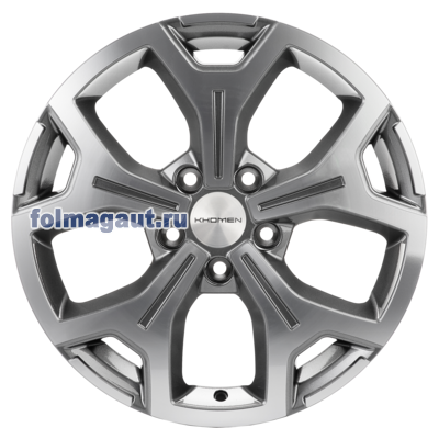  Khomen Wheels 6,5x17 5/114,3/50/67,1 Khomen Wheels KHW1710 (CEED) GRAY FP . . (WHS498231) ()