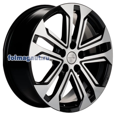  Khomen Wheels 7x18 5/114,3/50/54,1 Khomen Wheels KHW1803 (COOLRAY) BLACK FP . . (WHS507220) ()