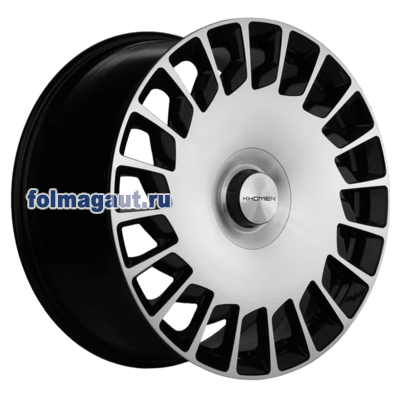  Khomen Wheels 9,5x20 5/112/38/66,6 Khomen Wheels KHW2007 (MERCEDES REAR) BLACK FP . . (WHS508996) ()