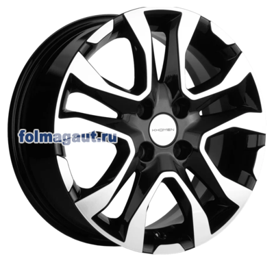  Khomen Wheels 6x15 4/100/46/54,1 Khomen Wheels KHW1503 (RIO/SOLARIS) BLACK FP . . (WHS507818) ()