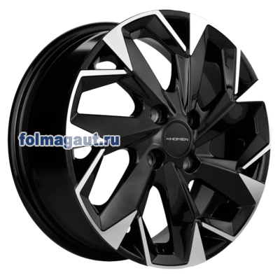  Khomen Wheels 6x15 4/100/50/60,1 Khomen Wheels KHW1508 (VESTA) BLACK FP . . (WHS511816) ()