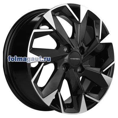  Khomen Wheels 5,5x14 4/100/43/60,1 Khomen Wheels KHW1402 (COROLLA/X-RAY/LOGAN) BLACK FP . . (WHS512259) ()