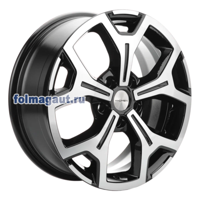  Khomen Wheels 6,5x17 5/120/55/65,1 Khomen Wheels KHW1710(2) (VW TRANSPORTER) BLACK FP . . (WHS519551) ()