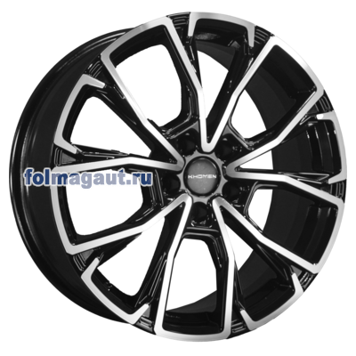 Диски Khomen Wheels 7,5x19 5/120/30/66,1 Khomen Wheels KHW1907 BLACK FP лит. арт. (WHS529261) (фото)