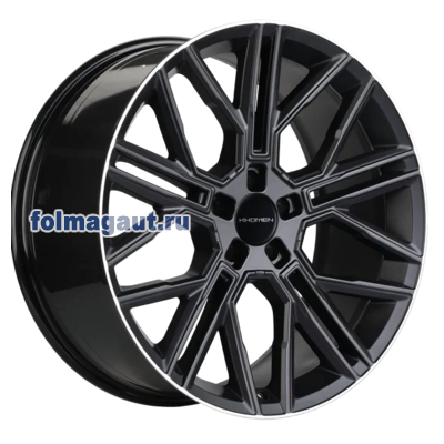 Диски Khomen Wheels 9,5x21 5/120/49/72,6 Khomen Wheels KHW2101 BLACK MATT MR лит. арт. (WHS505569) (фото)