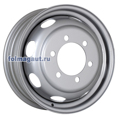 Диски RoadWiz 6,5x16 6/170/106/130 ROADWIZ ГАЗЕЛЬ СОБОЛЬ SILVER штамп. арт. (WHS528226) (фото)
